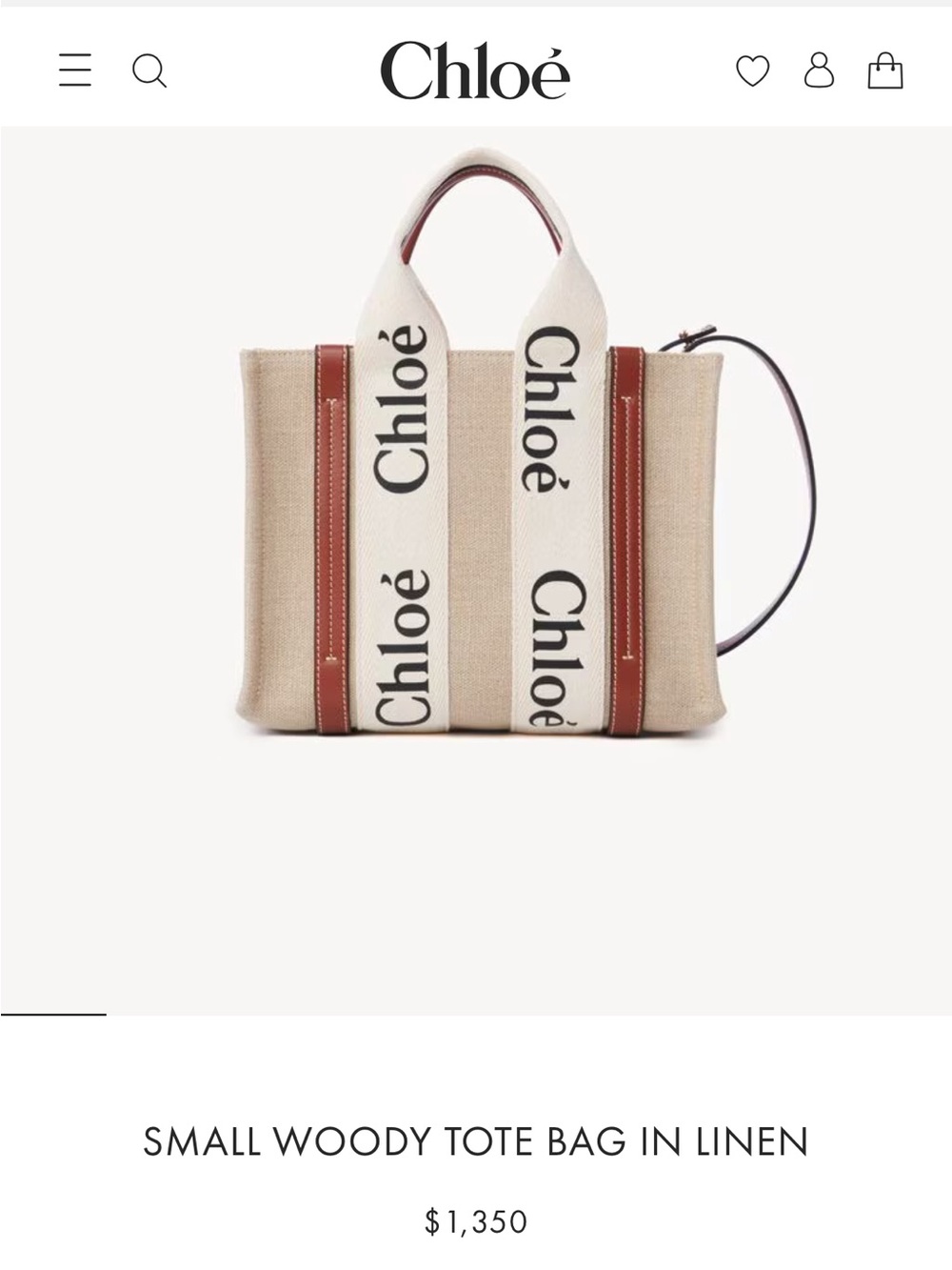 Chloe Small Woody Tote Bag - Picture 11 of 15